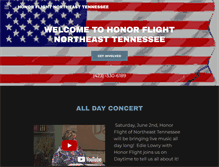 Tablet Screenshot of honorflightnetn.org